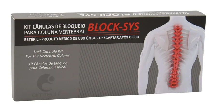 Kit Cânulas de Bloqueio para Coluna Vertebral BLOCK SYS