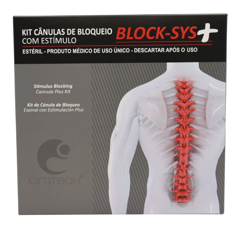 Kit Cânulas de Bloqueio com Estímulo BLOCK SYS +