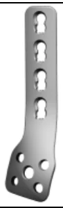 Placa Medial Distal de Fêmur Bloqueável