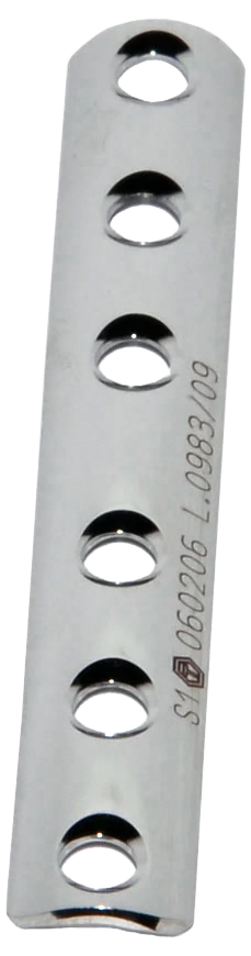 Placa 1/3 Tubular Ø3,5 mm